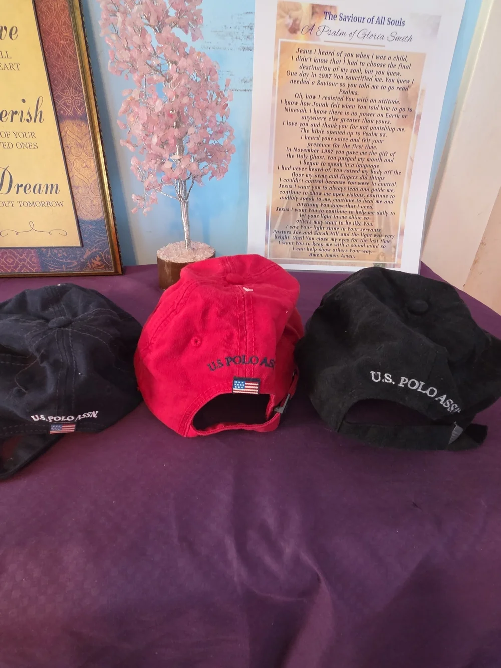Teen-Adults Classic Embroidered Baseball Cap - Red and Black